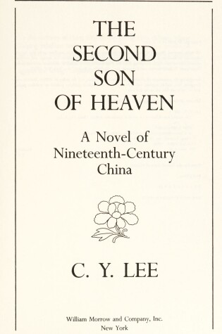 Cover of The Second Son of Heaven