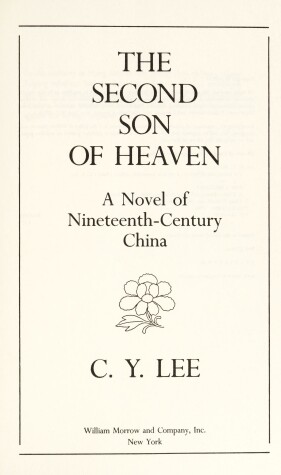 Book cover for The Second Son of Heaven