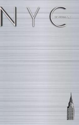 Book cover for NYC slate Chrysler building classic grid paper Notepad $ir Michael Limited edition