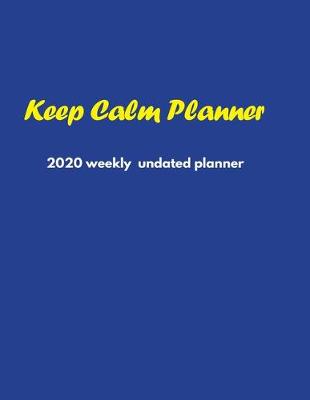 Book cover for Keep Calm Planner