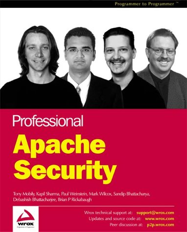 Book cover for Professional Apache Security