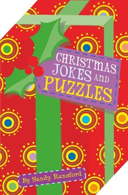 Book cover for Die-Cut Christmas Puzzles and Jokes