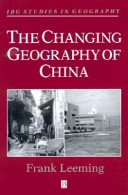 Cover of The Changing Geography of China