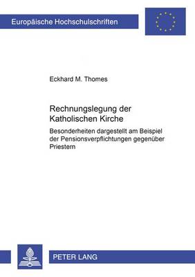 Cover of Rechnungslegung Der Katholischen Kirche
