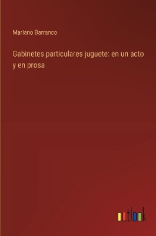 Cover of Gabinetes particulares juguete