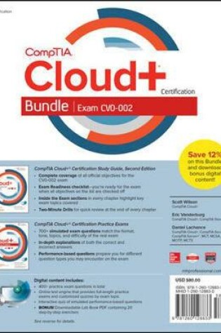 Cover of CompTIA Cloud+ Certification Bundle (Exam CV0-002)