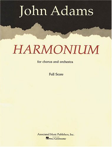 Book cover for Harmonium for Chorus and Orchestra