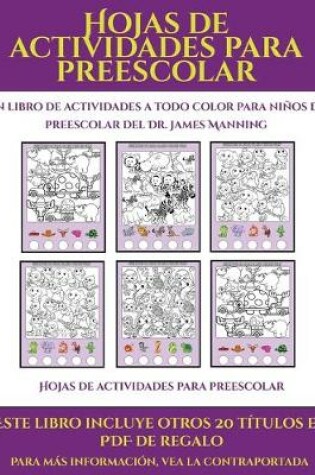 Cover of Hojas de actividades para preescolar (Hojas de actividades para preescolar)