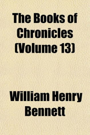 Cover of The Books of Chronicles (Volume 13)