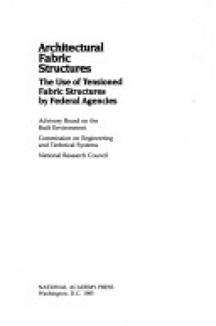 Cover of Architectural Fabric Structures