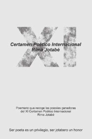 Cover of XI Certamen Poético Internacional Rima Jotabé