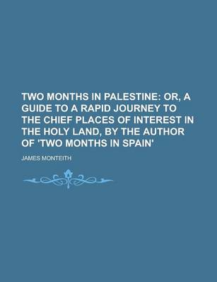 Book cover for Two Months in Palestine