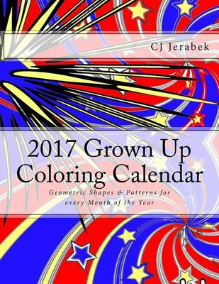 Book cover for 2017 Grown Up Coloring Calendar