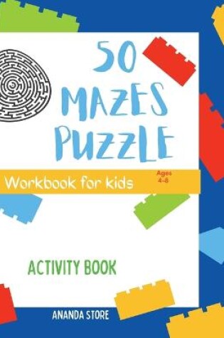 Cover of Maze Puzzle Book for kids