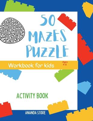 Book cover for Maze Puzzle Book for kids