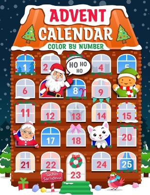 Book cover for Advent Calendar Color by Number