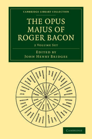 Cover of The Opus Majus of Roger Bacon 2 Volume Paperback Set