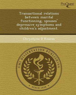 Book cover for Transactional Relations Between Marital Functioning