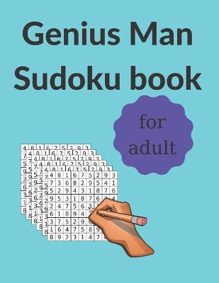 Book cover for Genius Man Sudoku Book for Adults