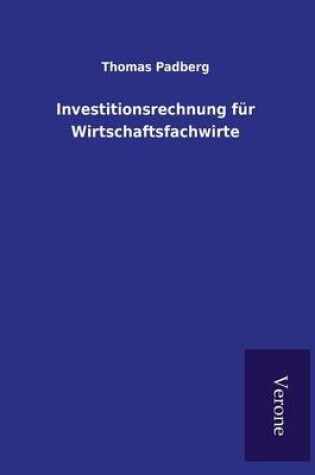 Cover of Investitionsrechnung fur Wirtschaftsfachwirte