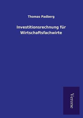 Book cover for Investitionsrechnung fur Wirtschaftsfachwirte