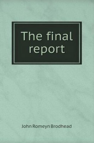 Cover of The final report