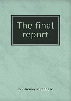 Book cover for The final report