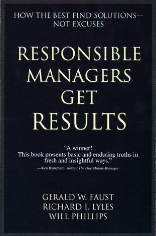 Cover of Responsible Managers Get Results