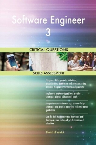 Cover of Software Engineer 3 Critical Questions Skills Assessment