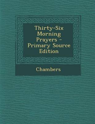 Book cover for Thirty-Six Morning Prayers