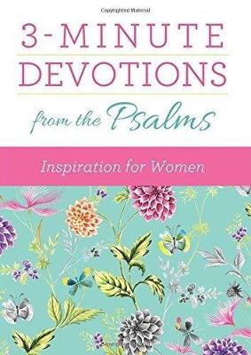Book cover for 3-Minute Devotions from the Psalms: Inspiration for Women