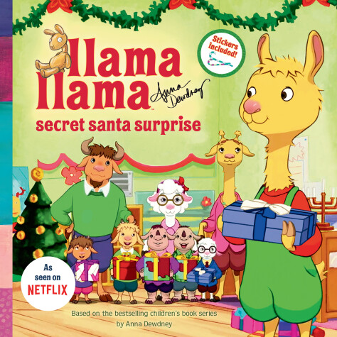 Book cover for Llama Llama Secret Santa Surprise