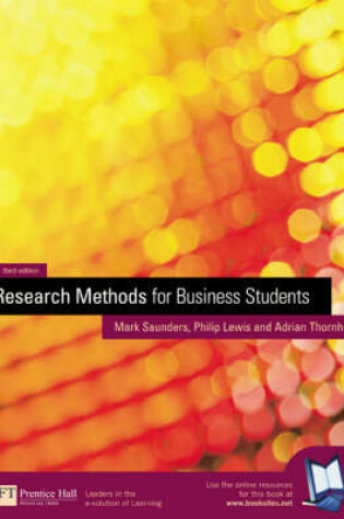 Cover of Online Course Pack: Research Methods for Business Students with OneKey CC Saunders Research Methods Access Card