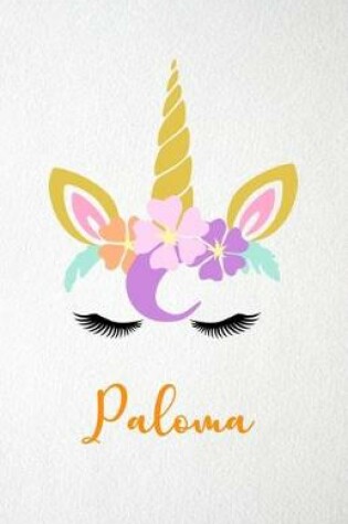 Cover of Paloma A5 Lined Notebook 110 Pages