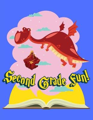 Book cover for Second Geade Fun Dragon Composition Notebook