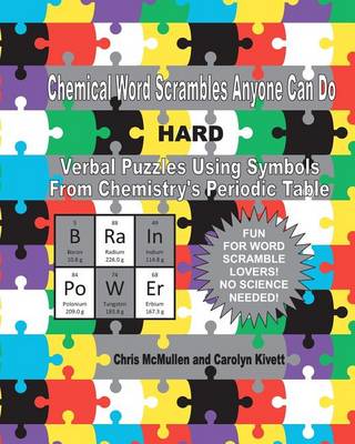 Book cover for Chemical Word Scrambles Anyone Can Do (Hard)