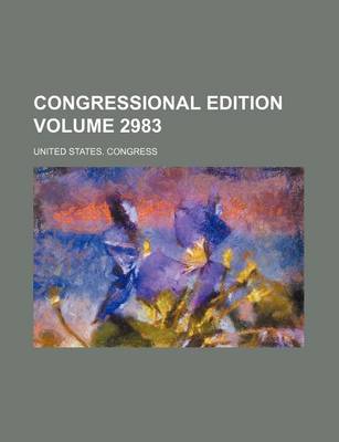 Book cover for Congressional Edition Volume 2983