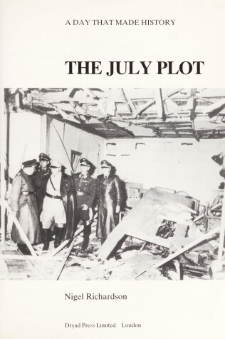 Book cover for The July Plot