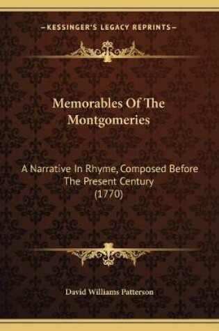 Cover of Memorables Of The Montgomeries