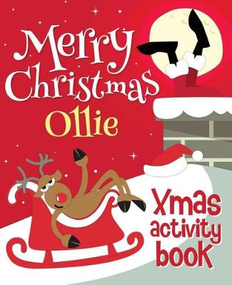 Book cover for Merry Christmas Ollie - Xmas Activity Book