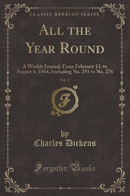 Book cover for All the Year Round, Vol. 11