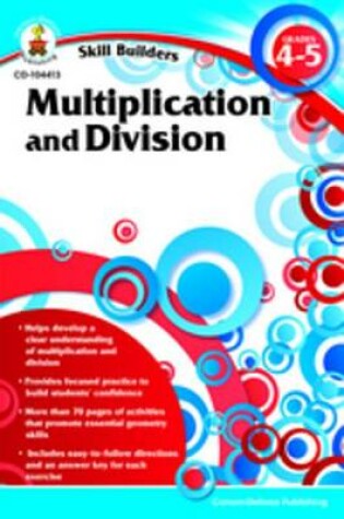 Cover of Multiplication and Division, Grades 4 - 5