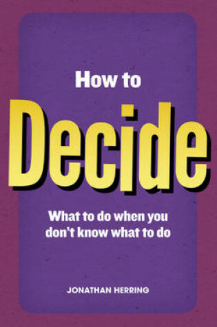 Cover of How to Decide