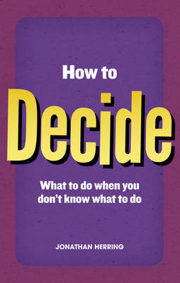Book cover for How to Decide