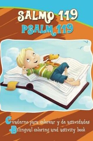 Cover of Salmo 119, Psalm 119 - Bilingual Coloring and Activity Book
