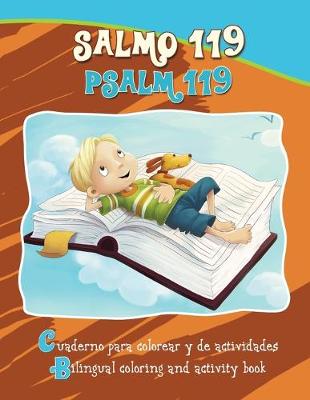 Book cover for Salmo 119, Psalm 119 - Bilingual Coloring and Activity Book