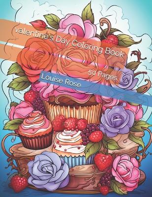 Book cover for valentine's Day Coloring Book