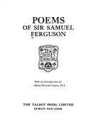 Book cover for Poems of Sir Samuel Ferguson; With an Introd. by Alfred Perceval Graves