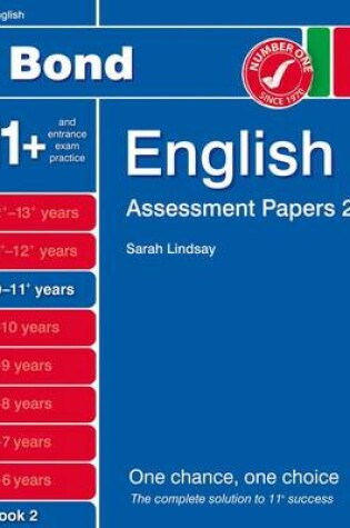 Cover of Bond Assessment Papers English 10-11+ Yrs Book 2