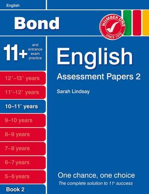 Book cover for Bond Assessment Papers English 10-11+ Yrs Book 2